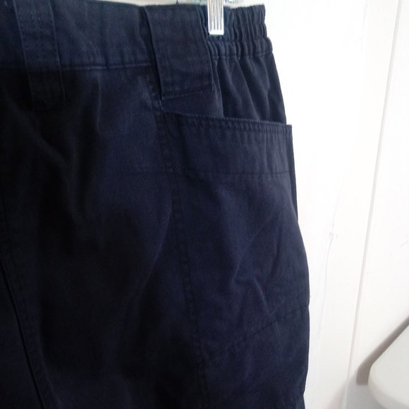 Twinhill Unisex Cargo Pants 20W/M Navy 6 Pockets - Picture 10 of 10